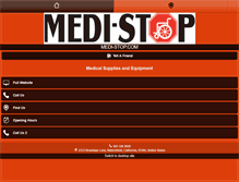 Tablet Screenshot of medi-stop.com